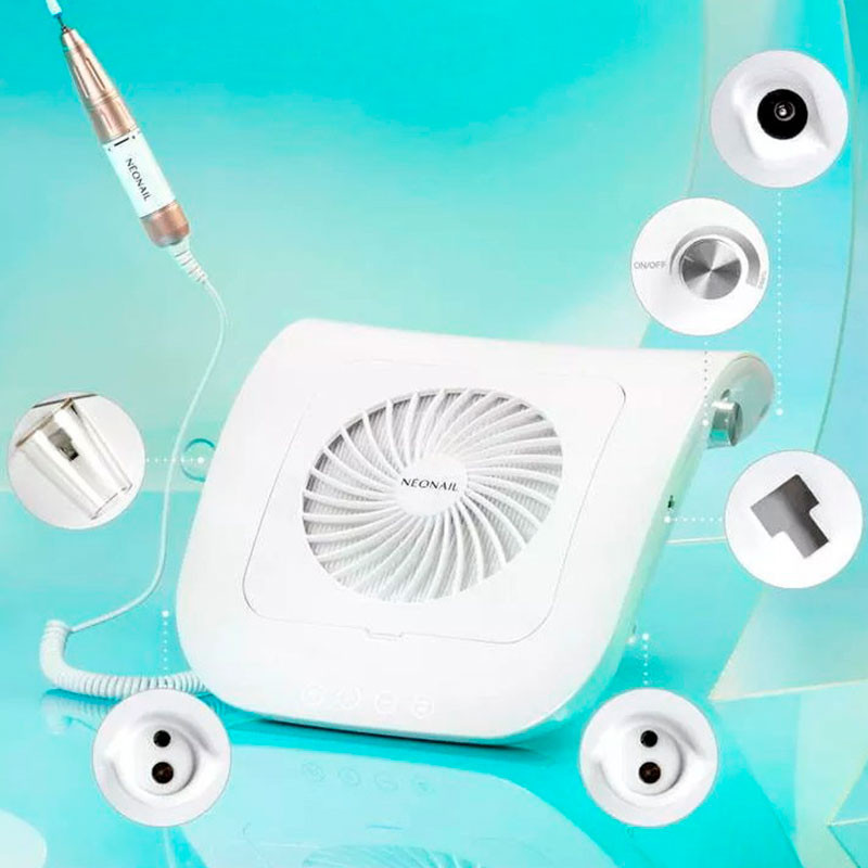 Nail Drill With Dust Collector - NeoNail FUTURO - 2in1