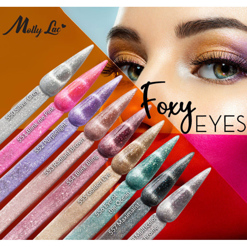 MollyLac Foxy Eyes Golden Eye 5g nro 555
