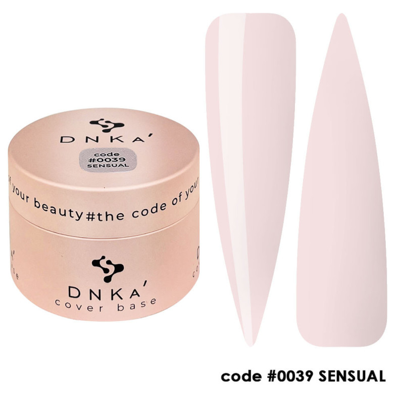 Камуфлирующая база для ногтей No. 0039 Sensual DNKa