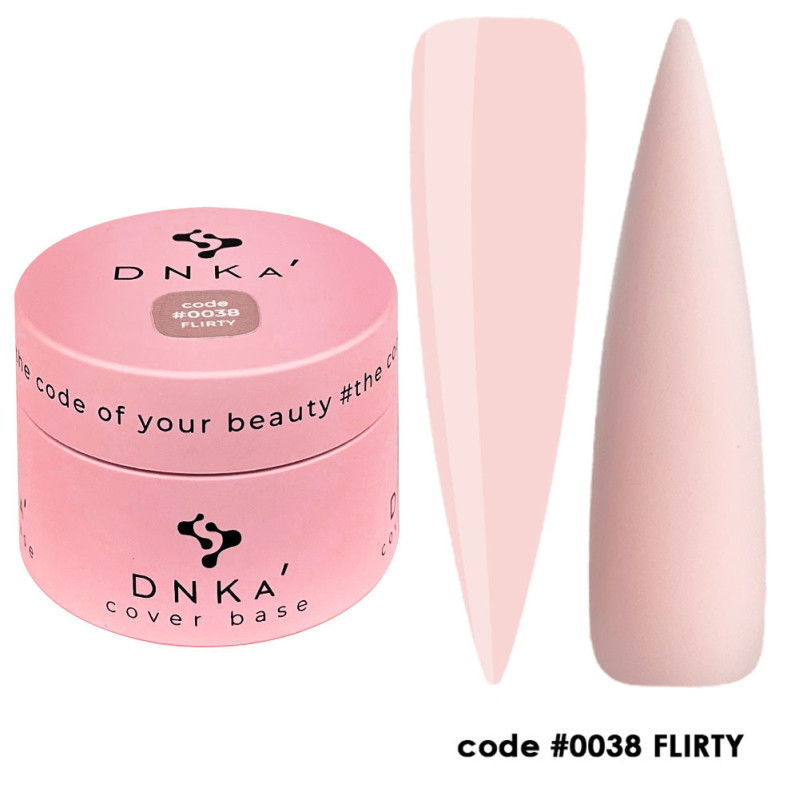 Камуфлирующая база для ногтей No. 0038 Flirty DNKa