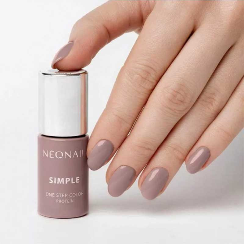 Гель-лак для ногтей Simple One Step color protein 3in1(Base/Color/Top) NeoNail - Happy 8078 - 7,2 ml