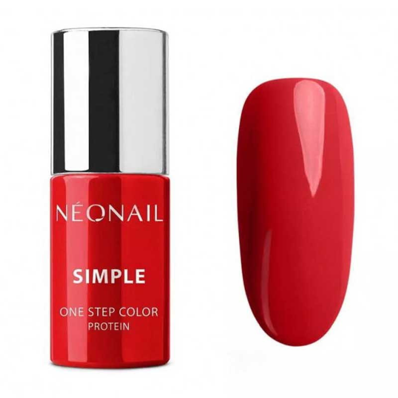 Гель-лак для ногтей Simple One Step color protein 3in1(Base/Color/Top) NeoNail - Feminine 8164 - 7,2 ml
