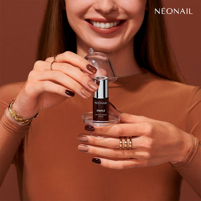 Гель-лак для ногтей Simple One Step color protein 3in1(Base/Color/Top) NeoNail - Worthy 94527 - 7,2 ml