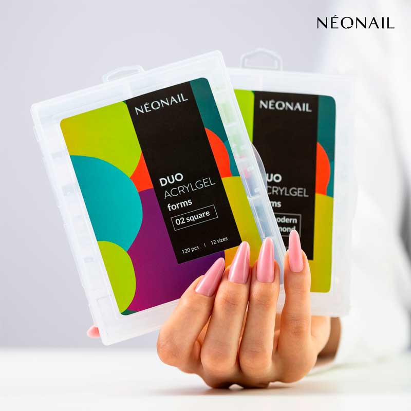 Верхние формы для наращивания NeoNail Duo AcrylGel 03 Modern almond, 120 шт