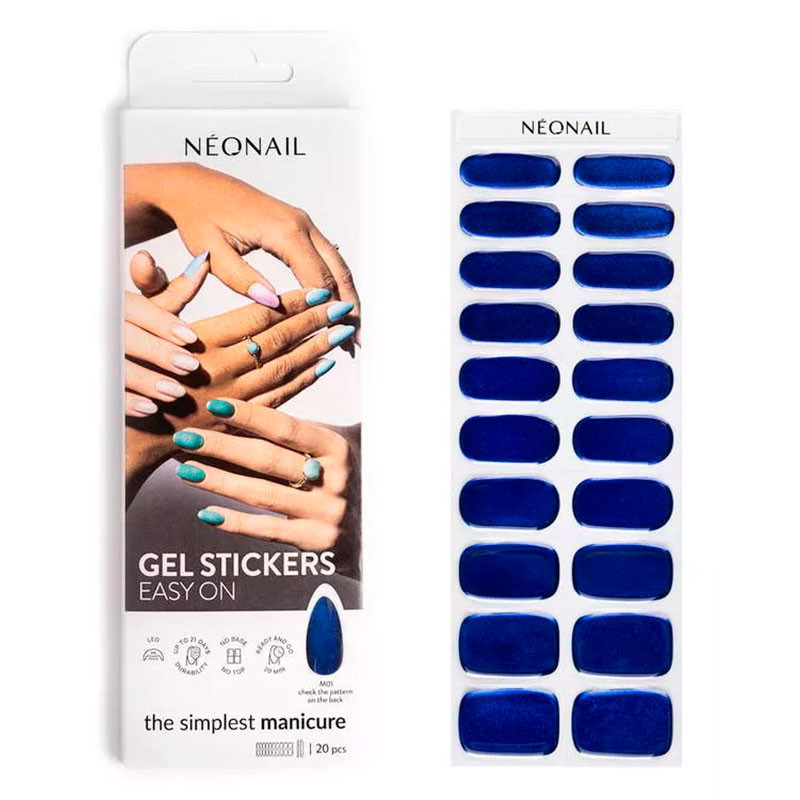Гелевые наклейки для маникюра NeoNail Easy On M01