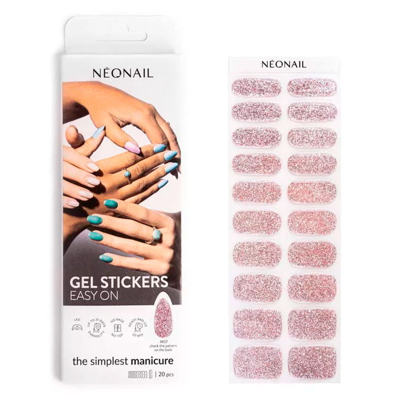 Гелевые наклейки для маникюра NeoNail Easy On M07
