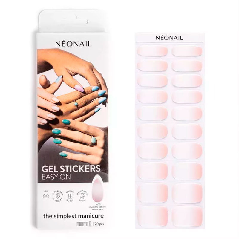 Гелевые наклейки для маникюра NeoNail Easy On M09