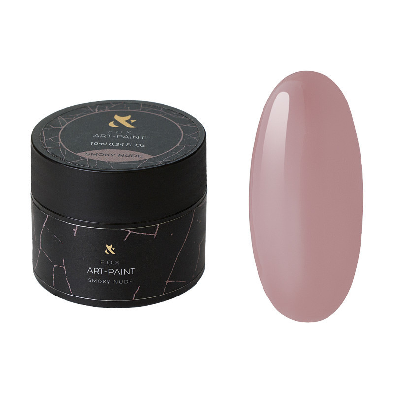 Värillinen geeli F.O.X Art-Paint, Smoky Nude - 10 ml