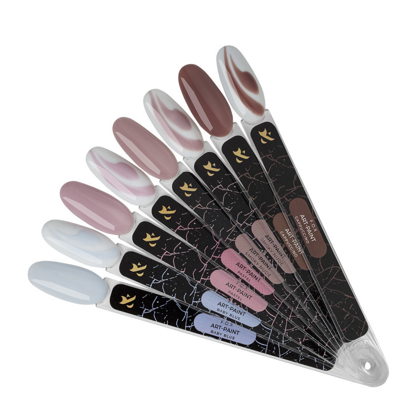 Värillinen geeli F.O.X Art-Paint, Smoky Nude - 10 ml