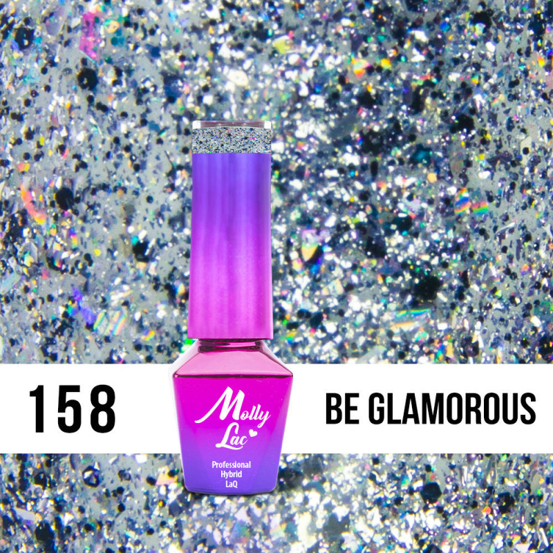 Molly Lac Luxury Limited Gem & Silver Be Glamorous 5ml Nr 158