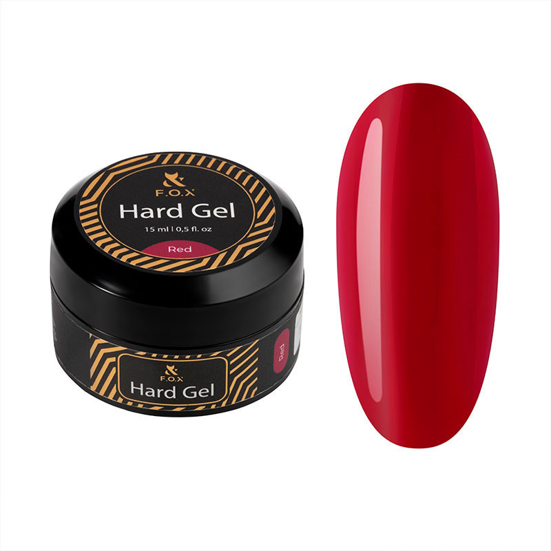 Hard gel F.O.X - Red - 15 ml