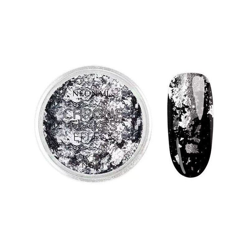 NeoNail Chrome Flakes Efect - 01, 0,5 g