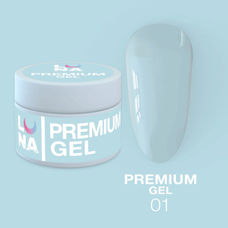 Premium-pidennysgeeli LUNAMOON Nr 1 - 15ml