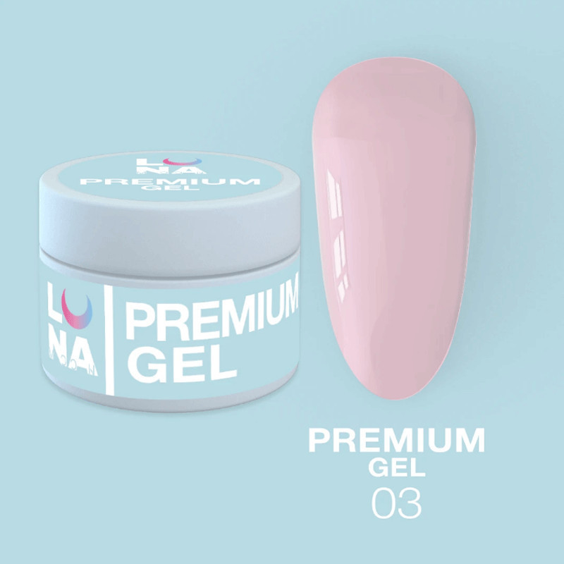 Premium-pidennysgeeli LUNAMOON Nr 3 - 15ml