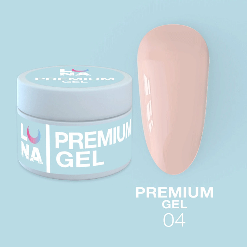 Гель для наращивания Lunamoon Premium Gel Nr 4 - 15ml