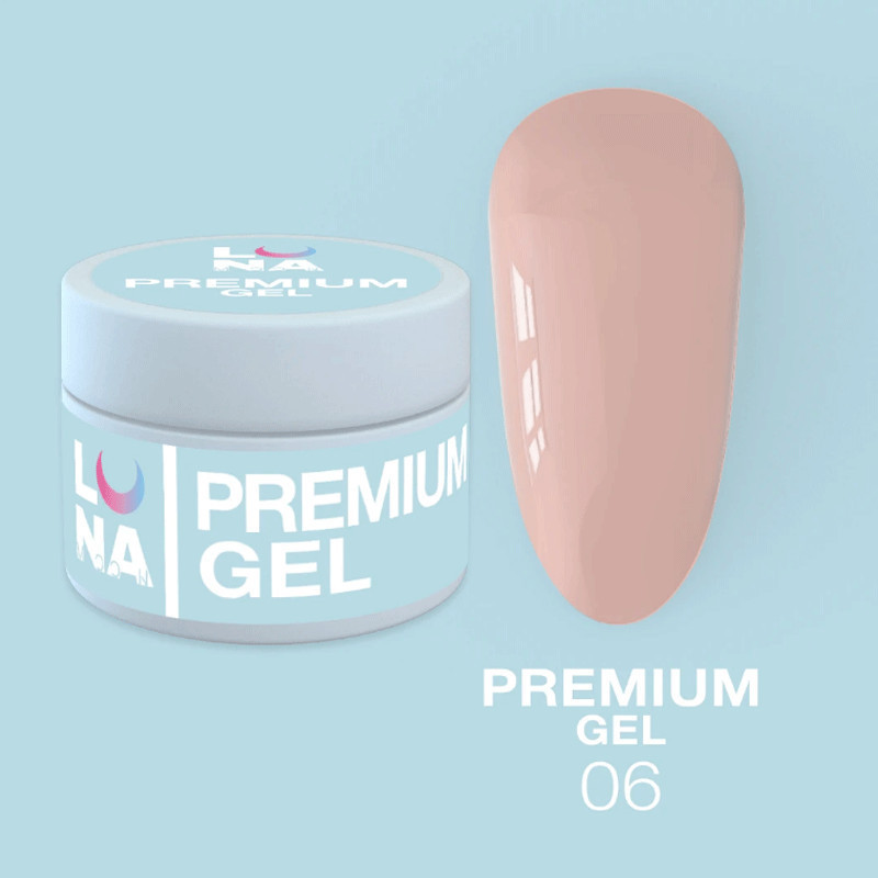 Premium-pidennysgeeli LUNAMOON Nr 6 - 15ml