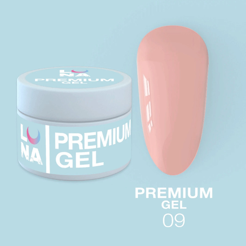 Premium-pidennysgeeli LUNAMOON Nr 9 - 15ml