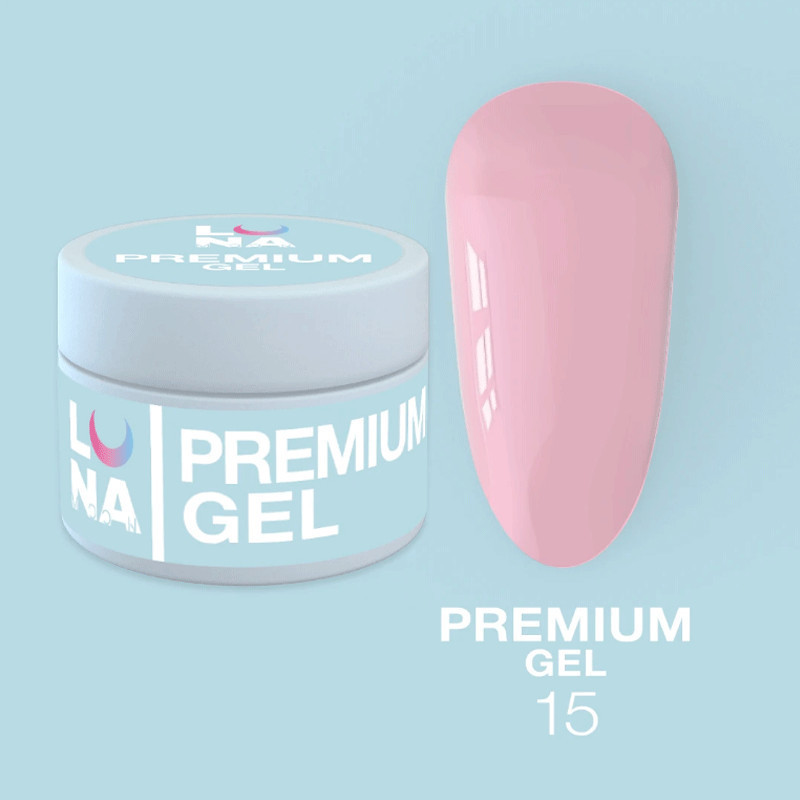 Premium-pidennysgeeli LUNAMOON Nr 15 - 15ml