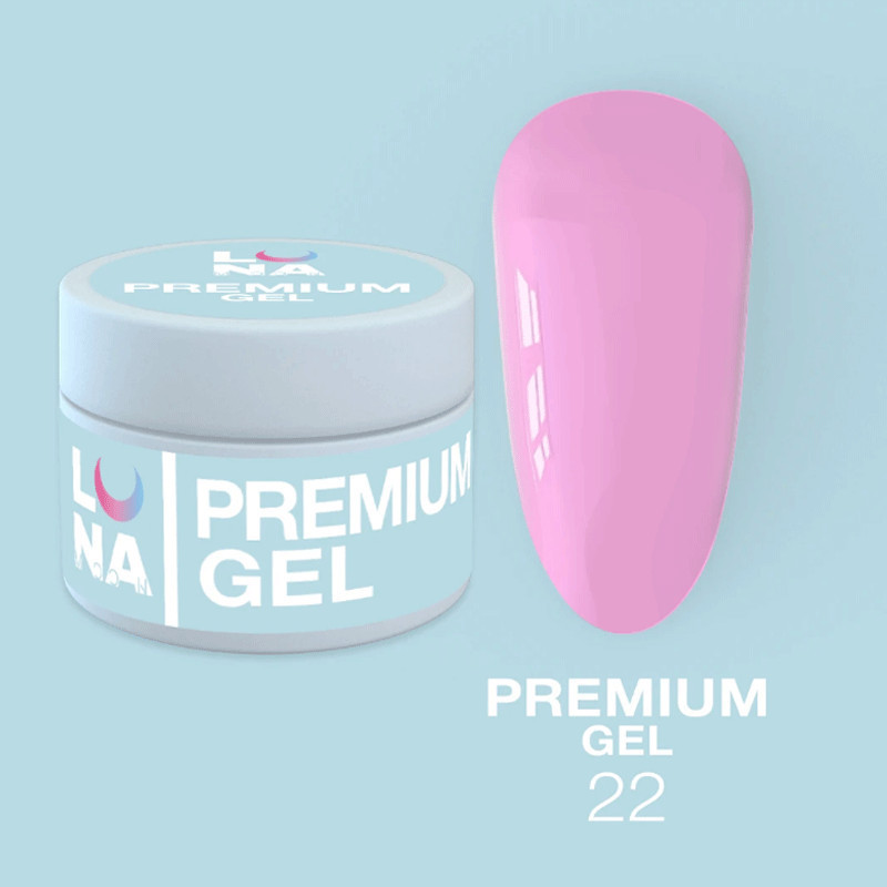 Premium-pidennysgeeli LUNAMOON Nr 22 - 15ml