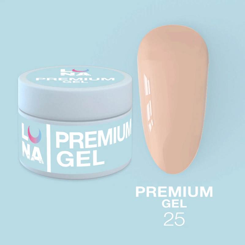Extension gel Lunamoon Premium Gel Nr 25 - 15ml