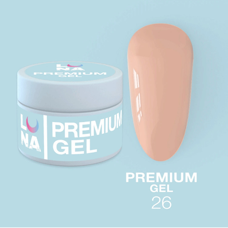 Extension gel Lunamoon Premium Gel Nr 26 - 15ml