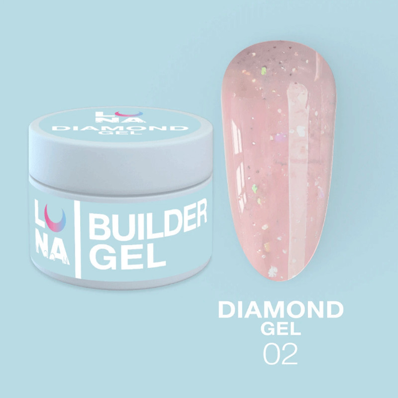 Diamond -pidennysgeeli LUNAMOON Nr 2 - 15ml