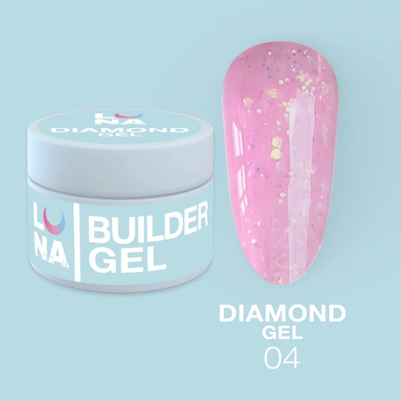 Гель для наращивания Lunamoon Diamond Gel Nr 4  - 15ml