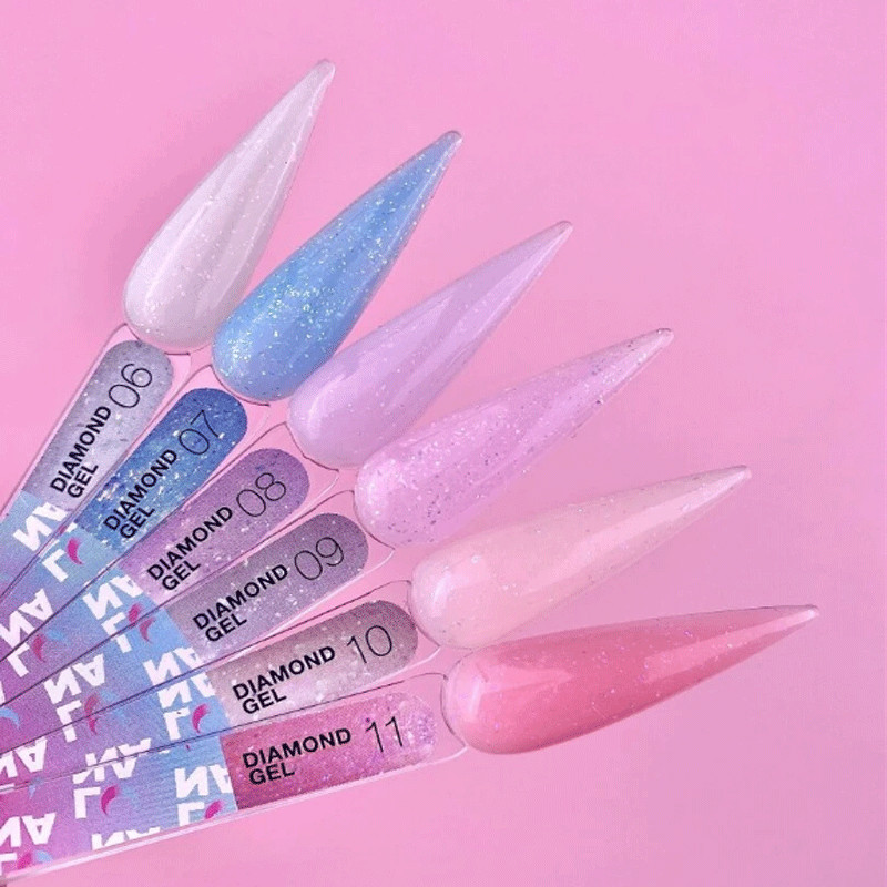 Гель для наращивания Lunamoon Diamond Gel Nr 6 - 15ml