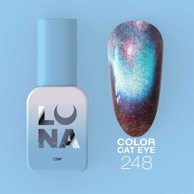 Colored gel polish Lunamoon Nr 248 - 13 ml