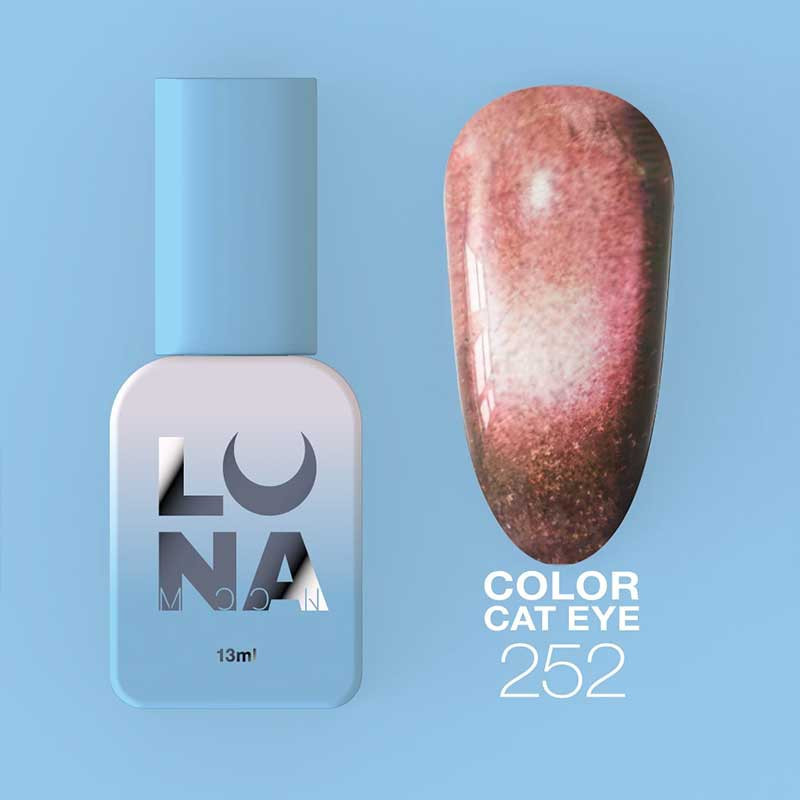 Colored gel polish Lunamoon Nr 252 - 13 ml