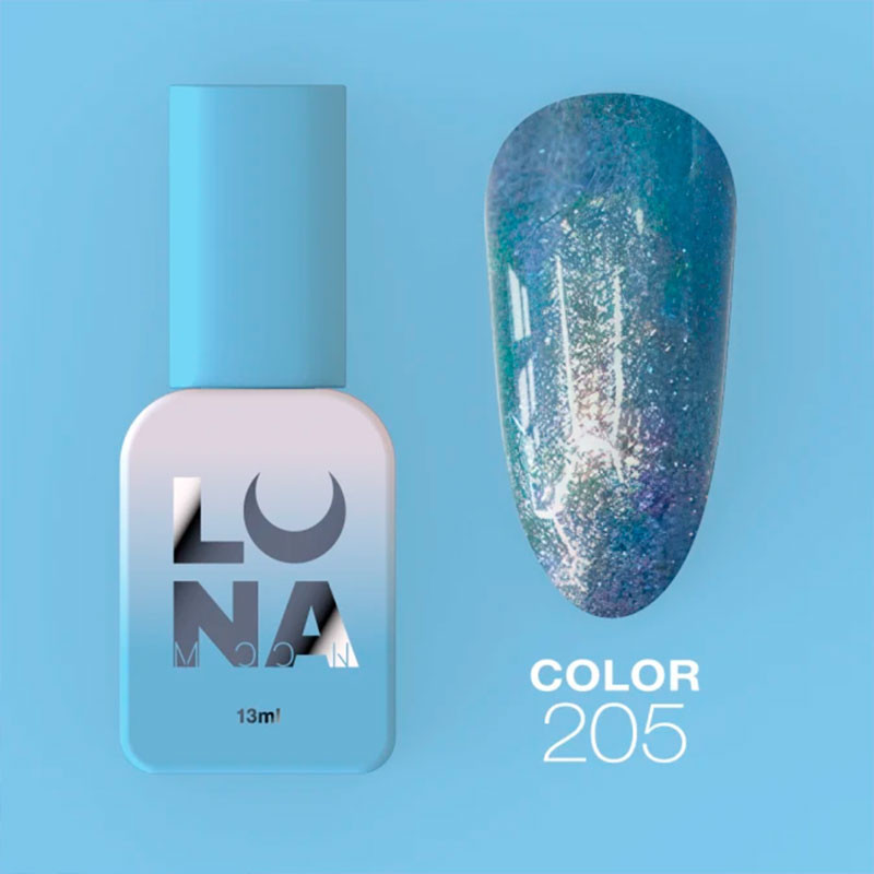 Colored gel polish Lunamoon Nr 205 - 13 ml