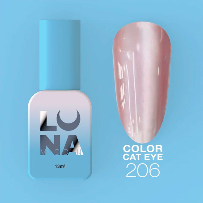 Colored gel polish Lunamoon Nr 206 - 13 ml