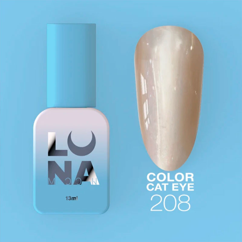 Colored gel polish Lunamoon Nr 208 - 13 ml