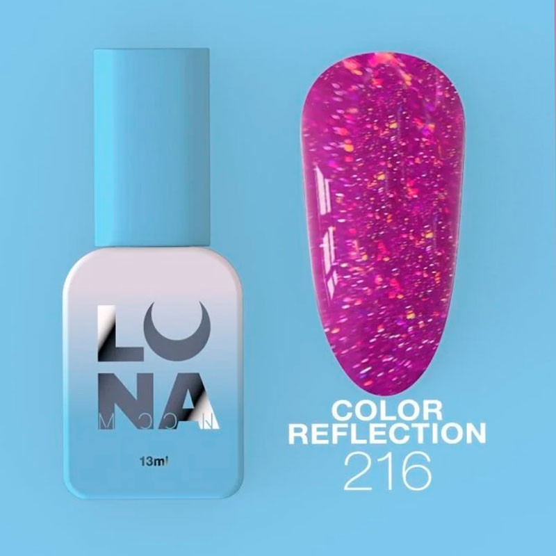 Colored gel polish Lunamoon Nr 216 - 13 ml
