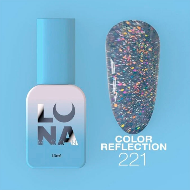 Colored gel polish Lunamoon Nr 221 - 13 ml