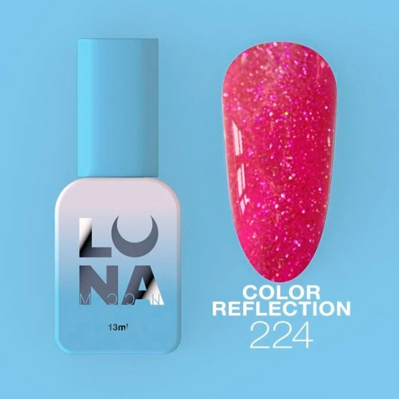 Colored gel polish Lunamoon Nr 224 - 13 ml