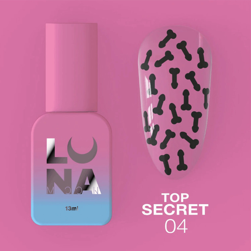 Päällyslakka Lunamoon Top Secret nr 4 - 13ml