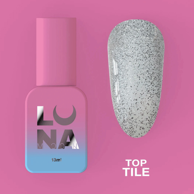 Матовый топ без липкого слоя - Lunamoon Top Tile - 13ml