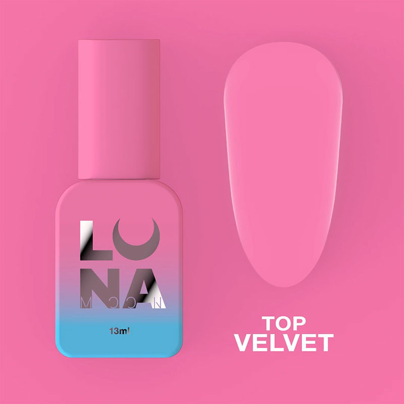 Матовый топ без липкого слоя Lunamoon Top Velvet - 13ml