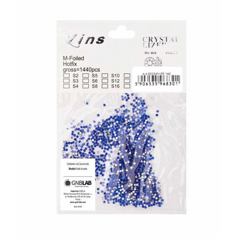 Timantit  Saphire, ss3, 1440 pcs