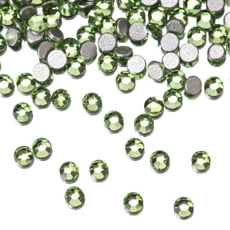 Crystals Peridot, ss3, 1440 pcs
