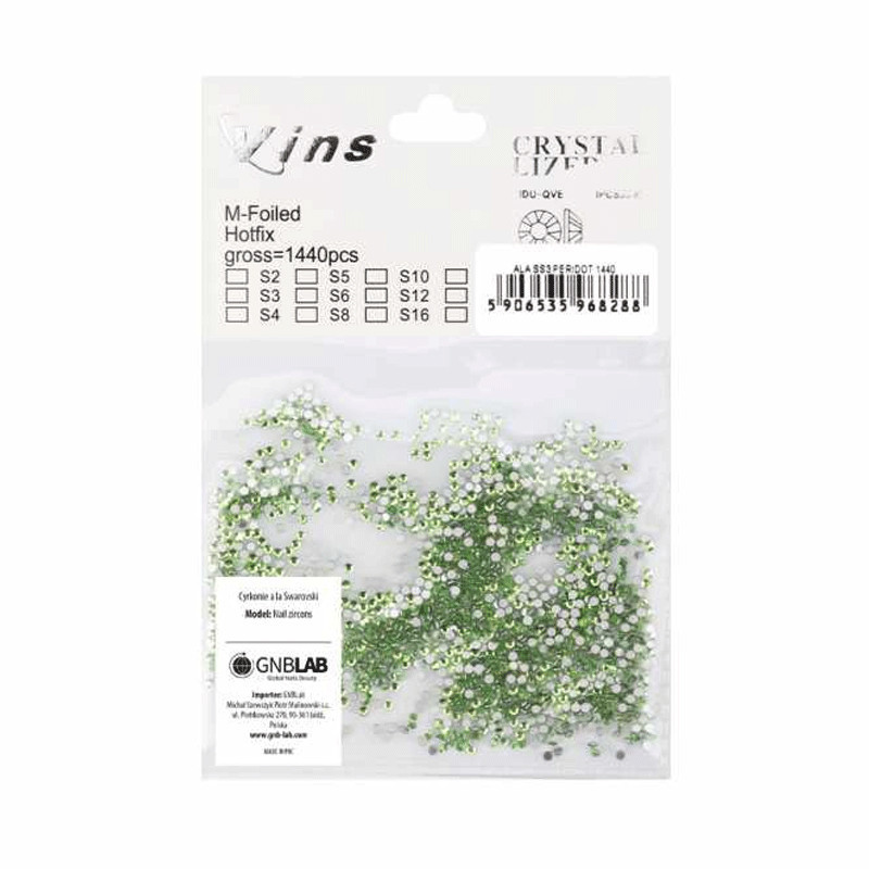 Timantit Peridootti, ss3, 1440 pcs