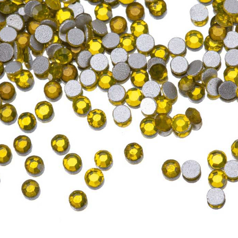 Crystals Citrine, ss3, 1440 pcs