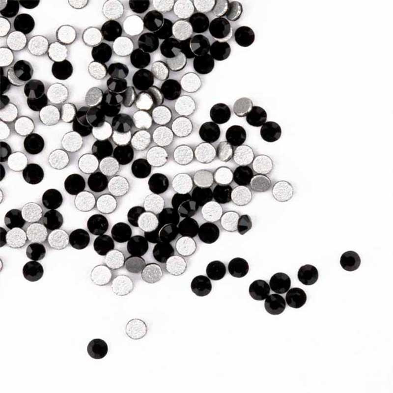 Crystals Black, ss3, 1440 pcs