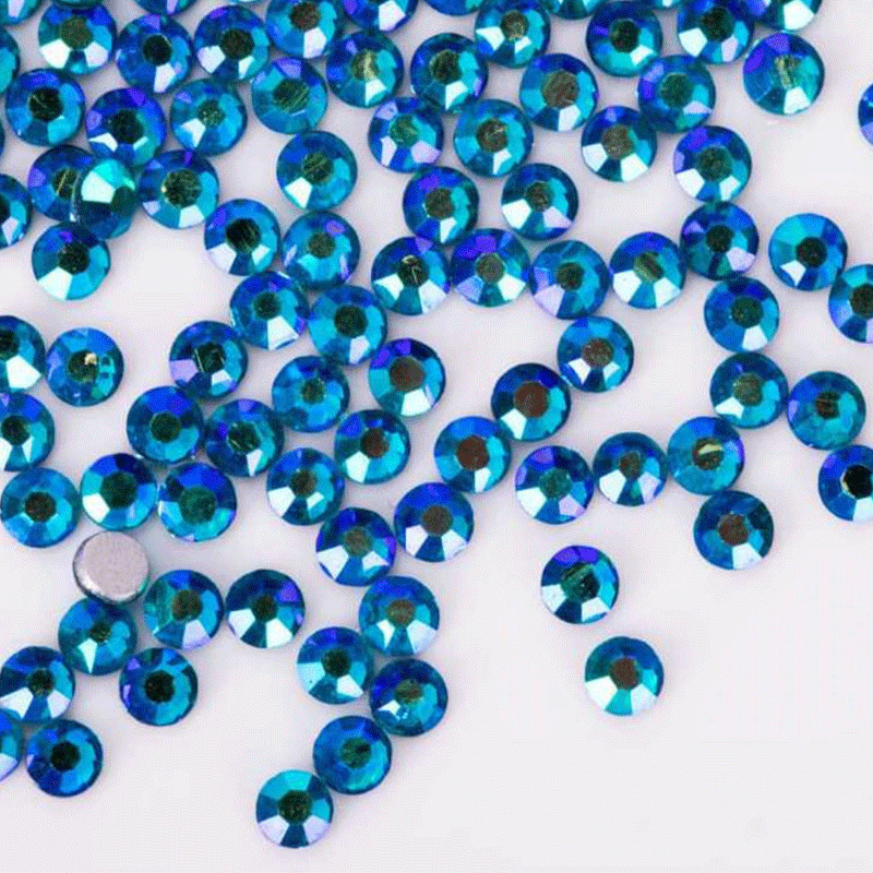 Crystals, Blue Zircon ab, ss5, 1440 pcs