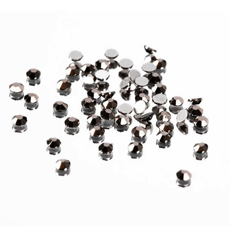 Timantit Vaalea Musta Hematitti, ss5, 1440 pcs