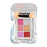 Nail powder, mirror effect, palette 6 colors, No. 4