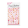 Self-adhesive Valentine's Day Hearts Nail Stickers, F632