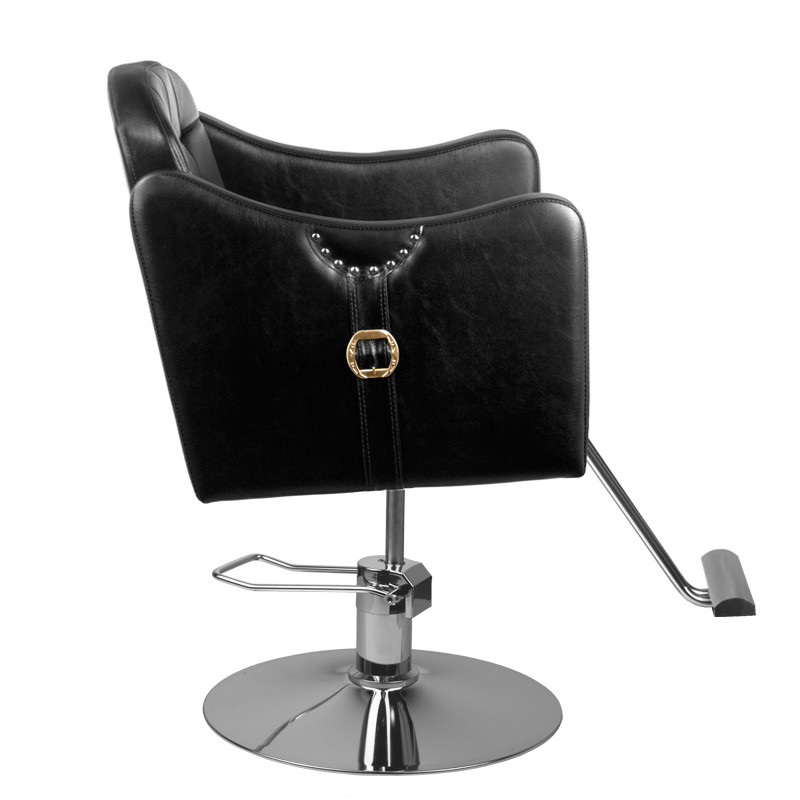 Hair system hairdressing chair 0-90 black