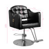 Hair system hairdressing chair 0-90 black
